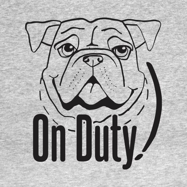 On Duty Dog - Sincere Pet by jampelabs